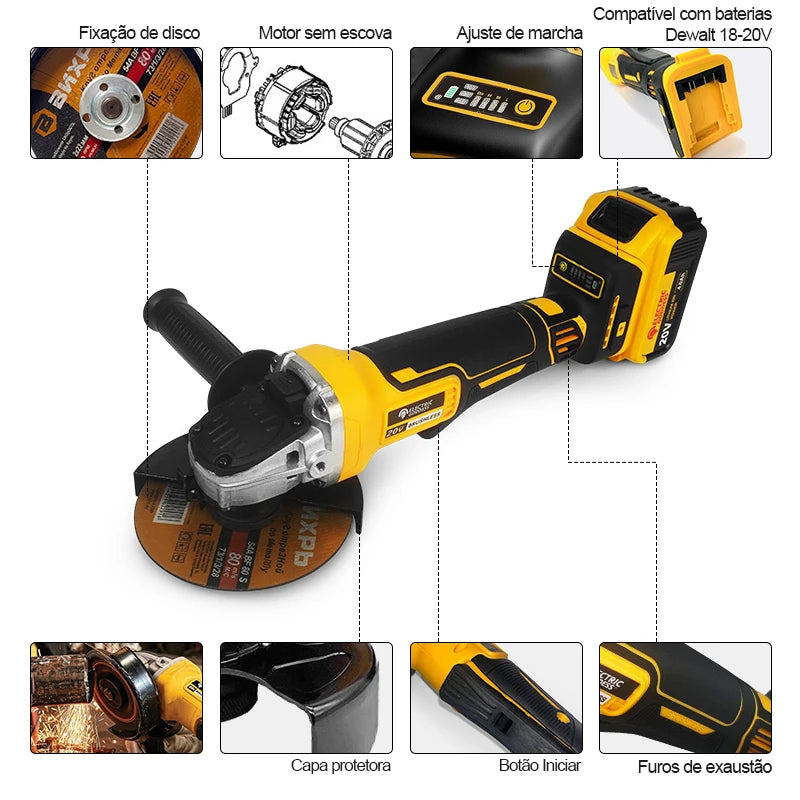 Esmerilhadeira 800 W - Lixex