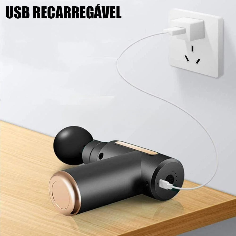 Mini Massageador Elétrico ELETUB, Muscular e Facial