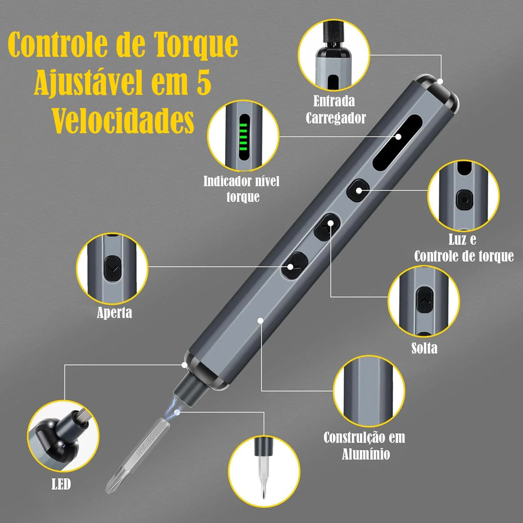 Chave de Fenda Elétrica - ELIFEND