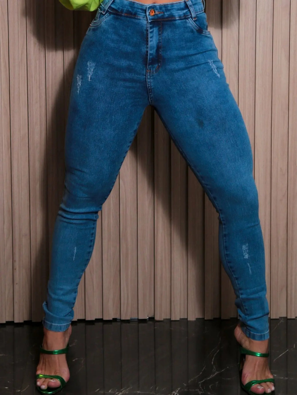 Calça Feminina Jeans Marmorizada Destruyerx