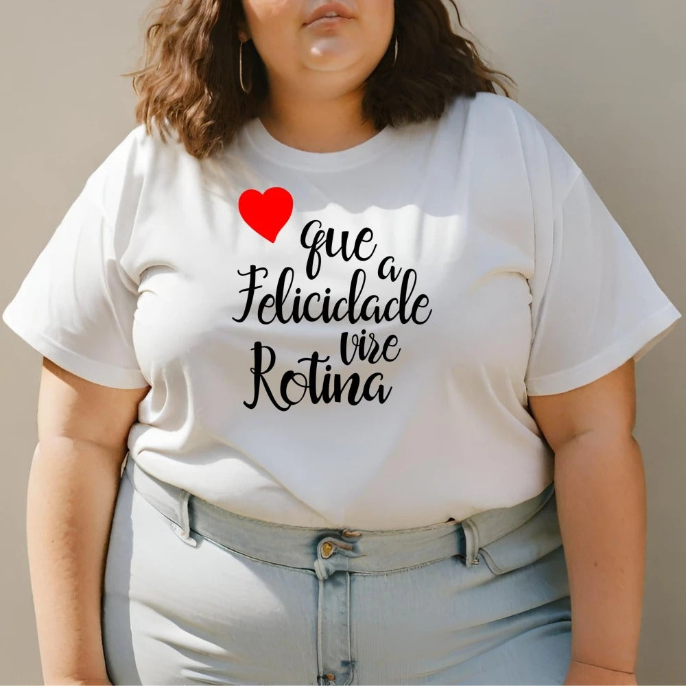 Camiseta Feminina Estampada Gilin