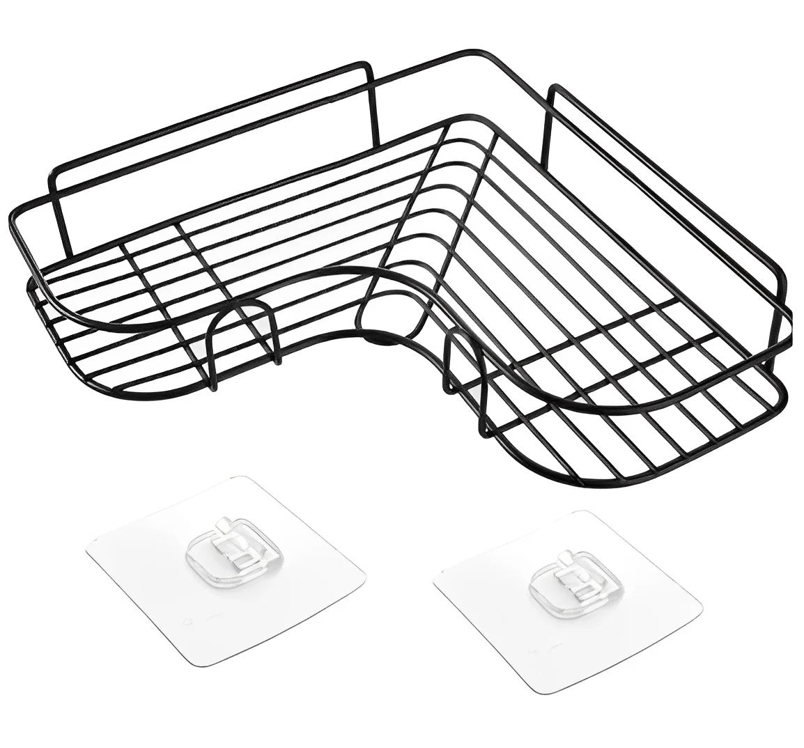 KIT 2 Prateleiras, Suporte Com Adesivos Para Parede - PraticeStore