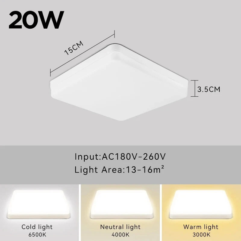 Luz de teto 110v - 220v à prova d'água - Starlight